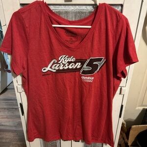 Women's Red Short Sleeve Tee